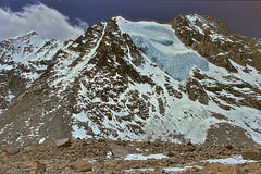 Icefall on the Mount Chyangresi