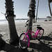 Pink Bike on San Clemente Beach (7061)