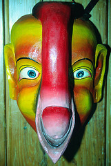 Traditional masks sold at DochuLa