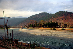 At the confluence of Mo Chhu and Po Chhu