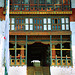 The door into the Punakha Dzong
