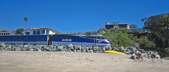 Amtrak On San Clemente Beach (9193)