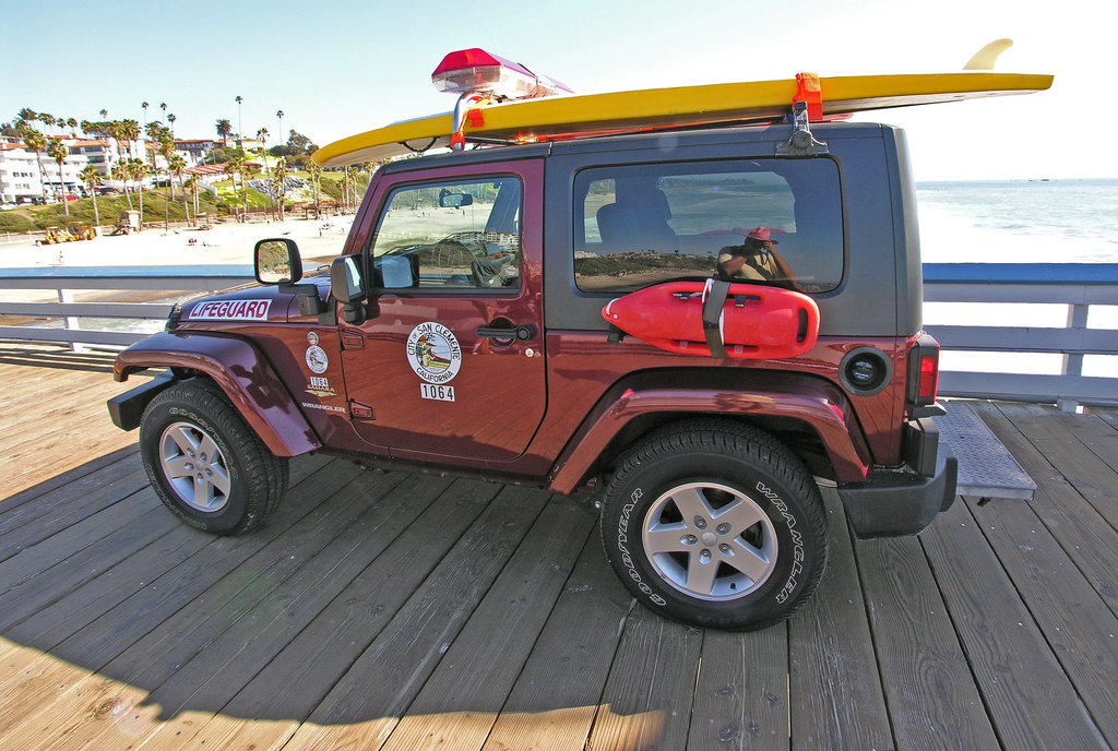 San Clemente Lifeguard Jeep (7039)