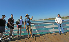 Ky Guides Us On The San Clemente Pier (7050)