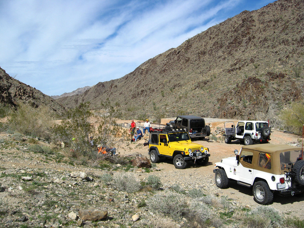 Jeeps at Red Cloud Processing Facility (1435)