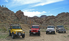 Jeeps at Red Cloud Road Structure (1389)