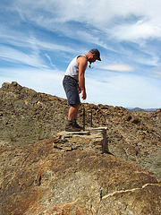 Pete Atop Red Cloud Road Structure (1387)