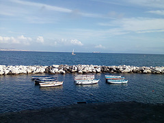 Barche a Santa Lucia (Napoli)