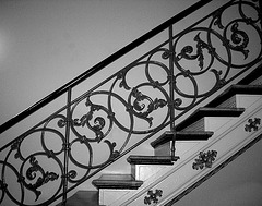 Treppe: Kunstschmiedearbeit