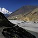 Our treck along the Kali Gandaki river