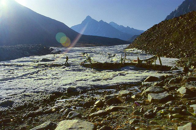 The first river course of Tsang Po (Brahmaputra)