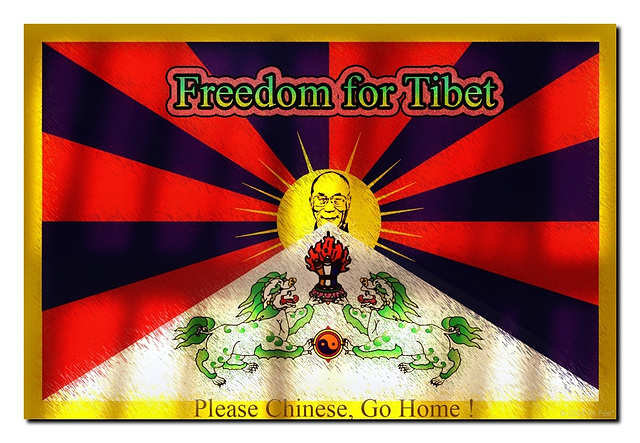 * Flagge zeigen für Tibet *