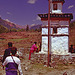 Passing the Chorten in the clockwise direction