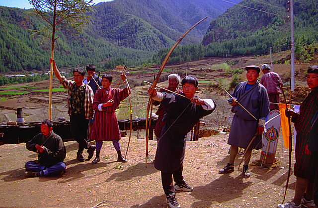 Archery in Drukgyel