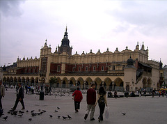 Lakenhal op het middeleeuws plein Rynek Glowny, Kraków Krakau