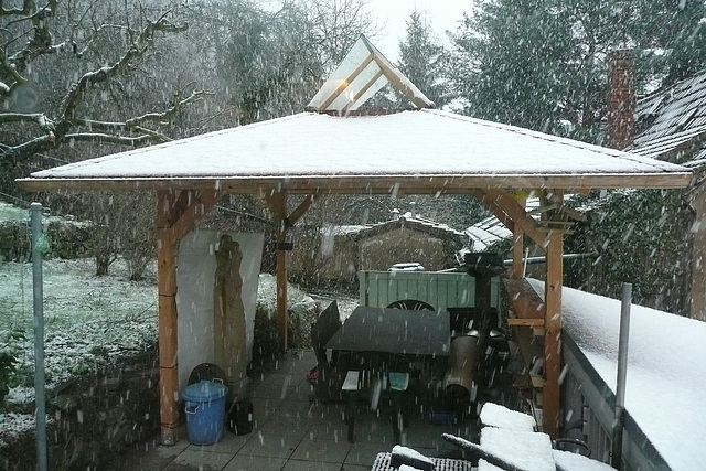 Schnee  am 24. März 2009
