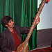 Afghanian musician plays his instrument