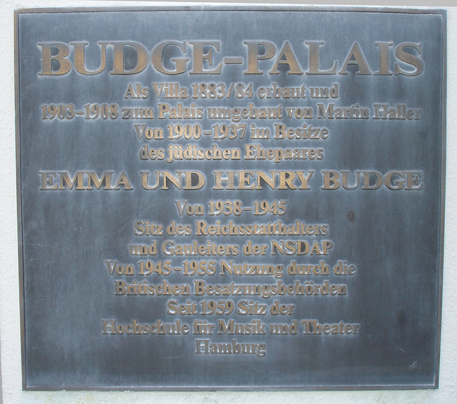 Budge Palais Tafel