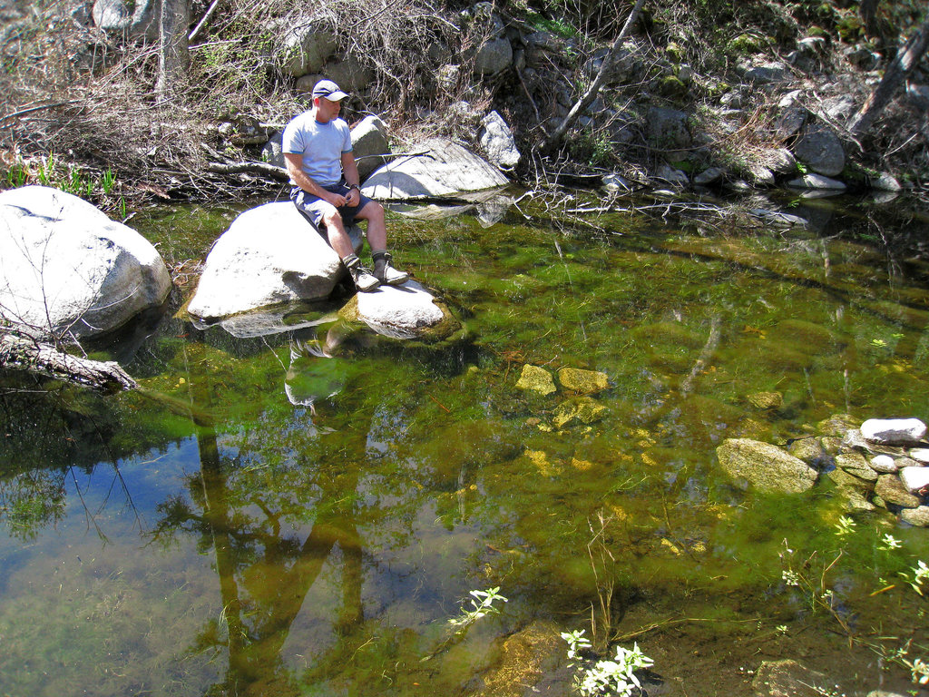 Pete in South Fork Of The San Jacinto Creek (0373)