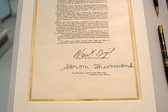 Proclamation on Bob Hope's 100th Birthday Signed By Strom Thurmond (1423)