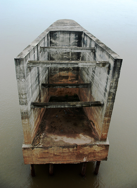 Pier in the Red River