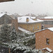 Nieva en Mutilva Alta (Navarra).