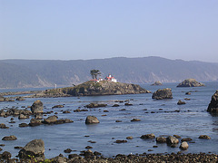 Lighthouse bei Ebbe