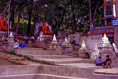 Steps to the Swayambhunath pagoda