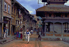 Downtown in Bhaktapur