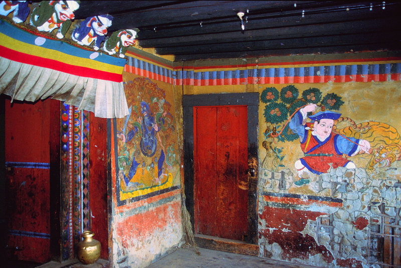Entrance into the Konchogsum Lhakhang temple
