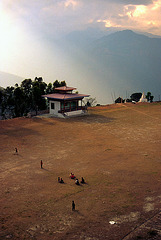 Soccer pitch in Mongar