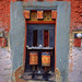 Prayer wheels at Jampey Lhakhang monastery