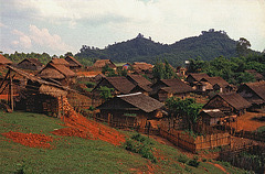 An hill tribes village from the Lisu