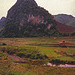 Landscape near the border of Viet Nam