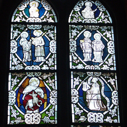 Fenster aus dem Jahre 1411 jetzt in St. Viti Uelzen