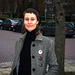 My sister, promoting ipernity in Brussels