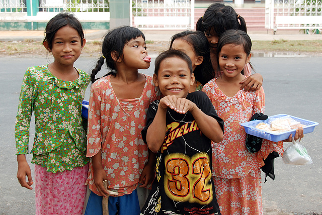 Children in Chau Doc