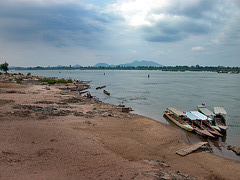 At the Mekong riverside
