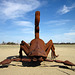 Ricardo Breceda's Scorpion & Grasshopper sculpture in Galleta Meadows Estate (4435)