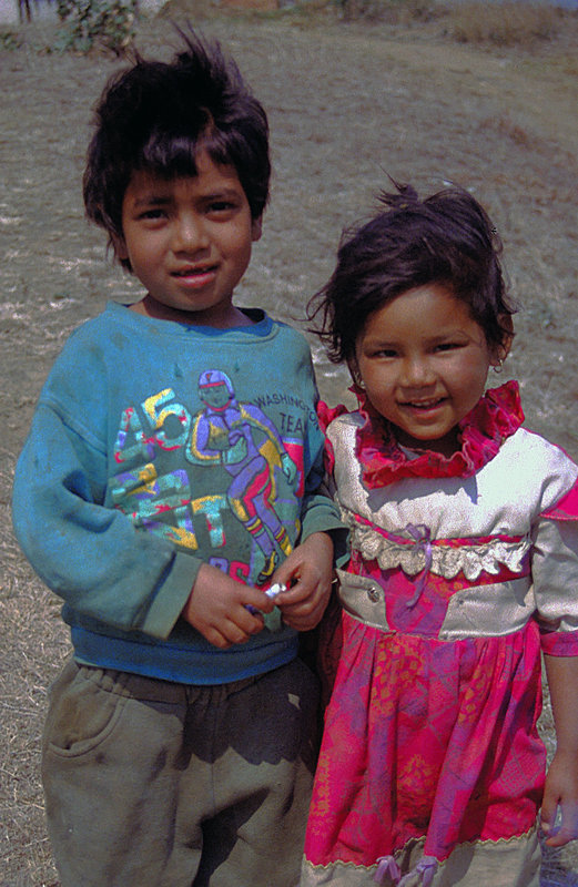 Kids in Wangdue Phodrang