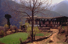 Bhutanese farm house
