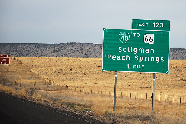 Seligman - Geburtsort der  Route 66