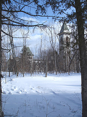 Abbaye St-Benoit-du-lac  /   St-Benoit-du-lac  Abbey / Québec, CANADA  -  6 février 2009