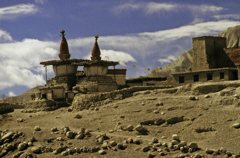 Chorten at Namgyal Gompa