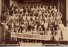 Somera Esperanto-Lernejo en La Tranche-sur-Mer", ĉirkaŭ 1936."