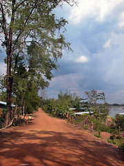 The border to Cambodia