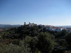 Algarve, view from the Salir castle