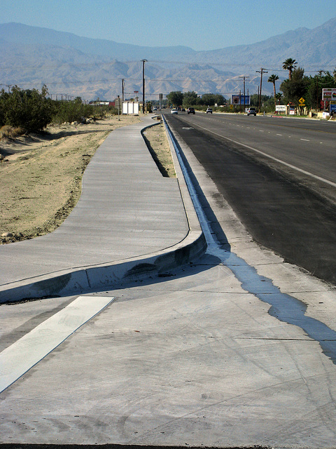 New Sidewalk on Palm Drive (0557)