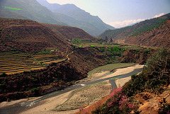 Tang Chhu (river) near Wangdue Phodrang