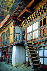 Inside the Jampey Lhakhang monastery
